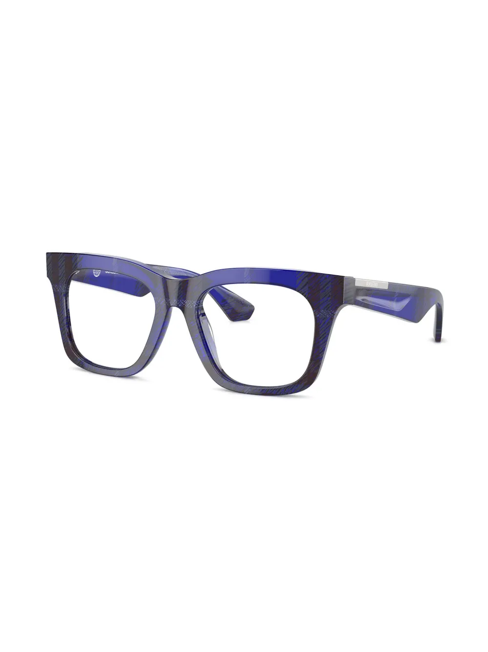 Burberry Eyewear Geruite bril Blauw