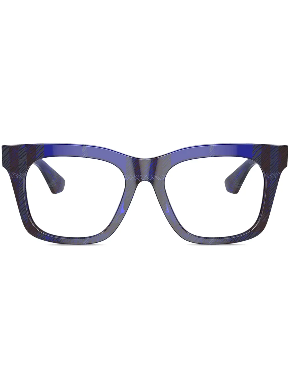 Burberry Eyewear Occhiali a quadri - Blu