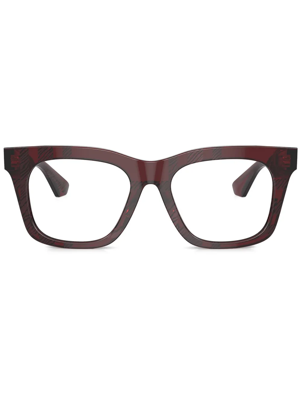 Burberry Eyewear Occhiali a quadri - Rosso