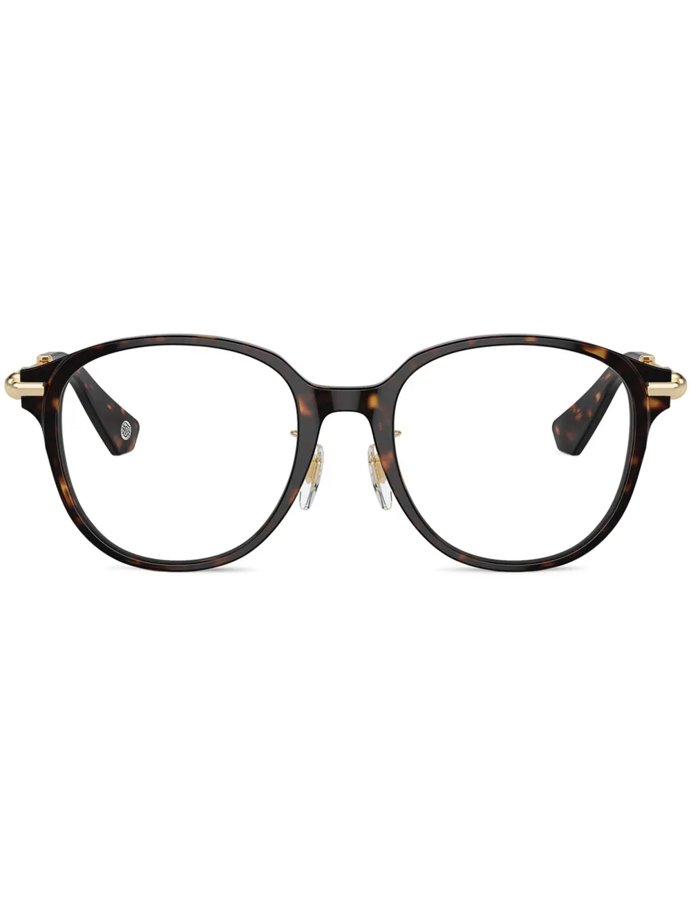 Burberry Eyewear Occhiali con effetto tartarugato - Marrone