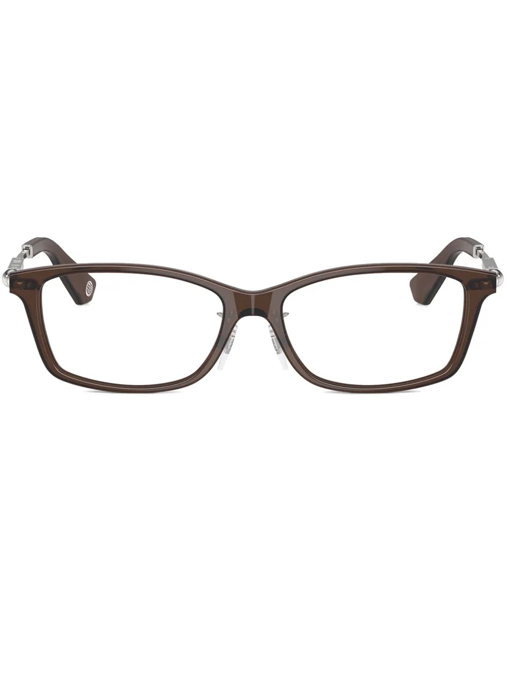 Burberry Eyewear lentes con armazón rectangular | marrón | Image 1