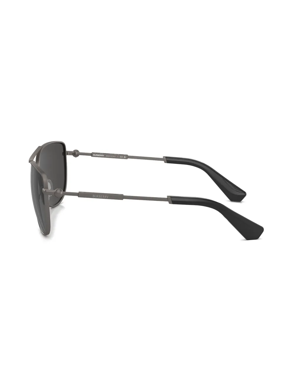 Burberry Eyewear Zonnebril met gegraveerd logo Grijs