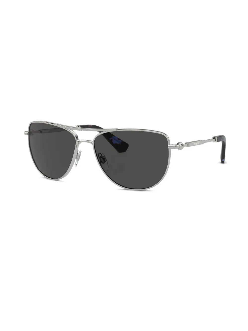 Burberry Eyewear Zonnebril met gegraveerd logo Zilver