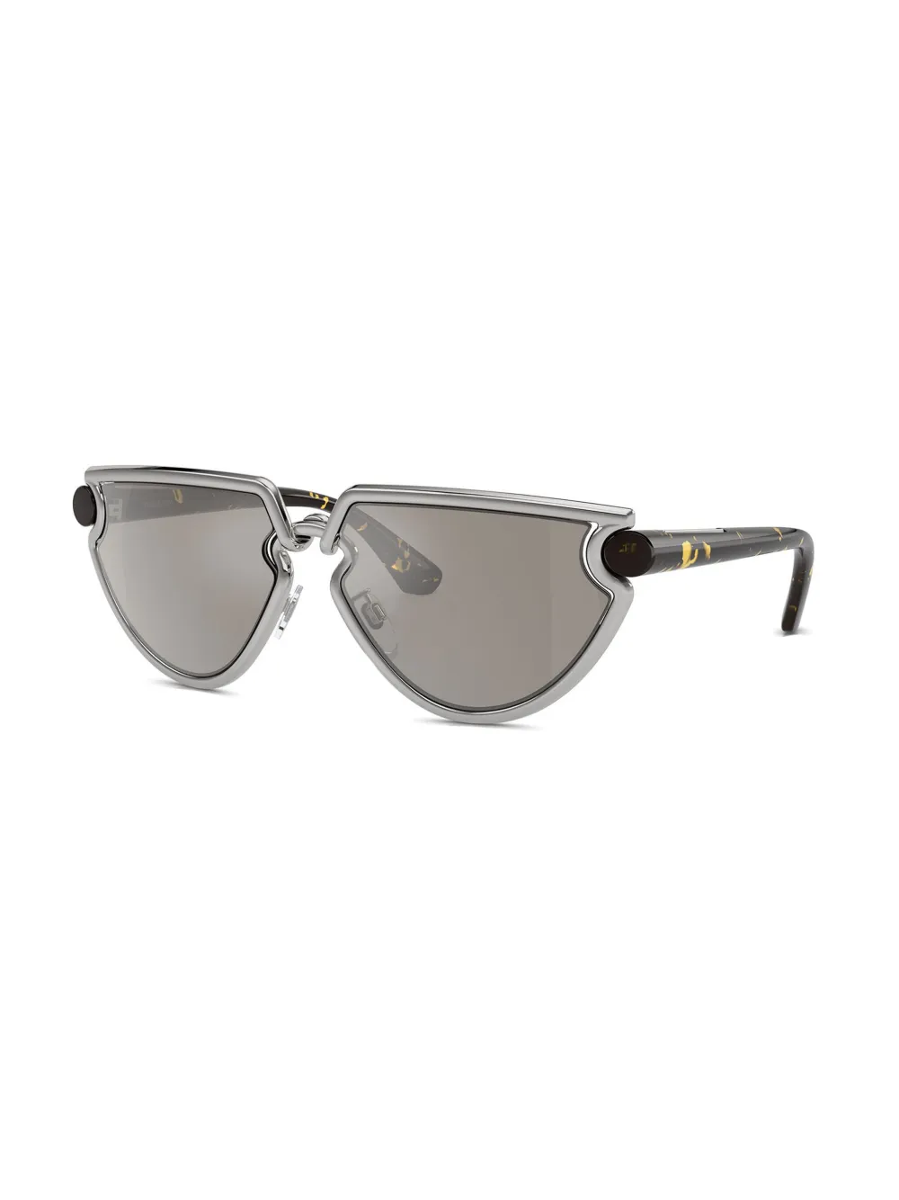 Burberry Eyewear Zonnebril met gegraveerd logo - Zilver
