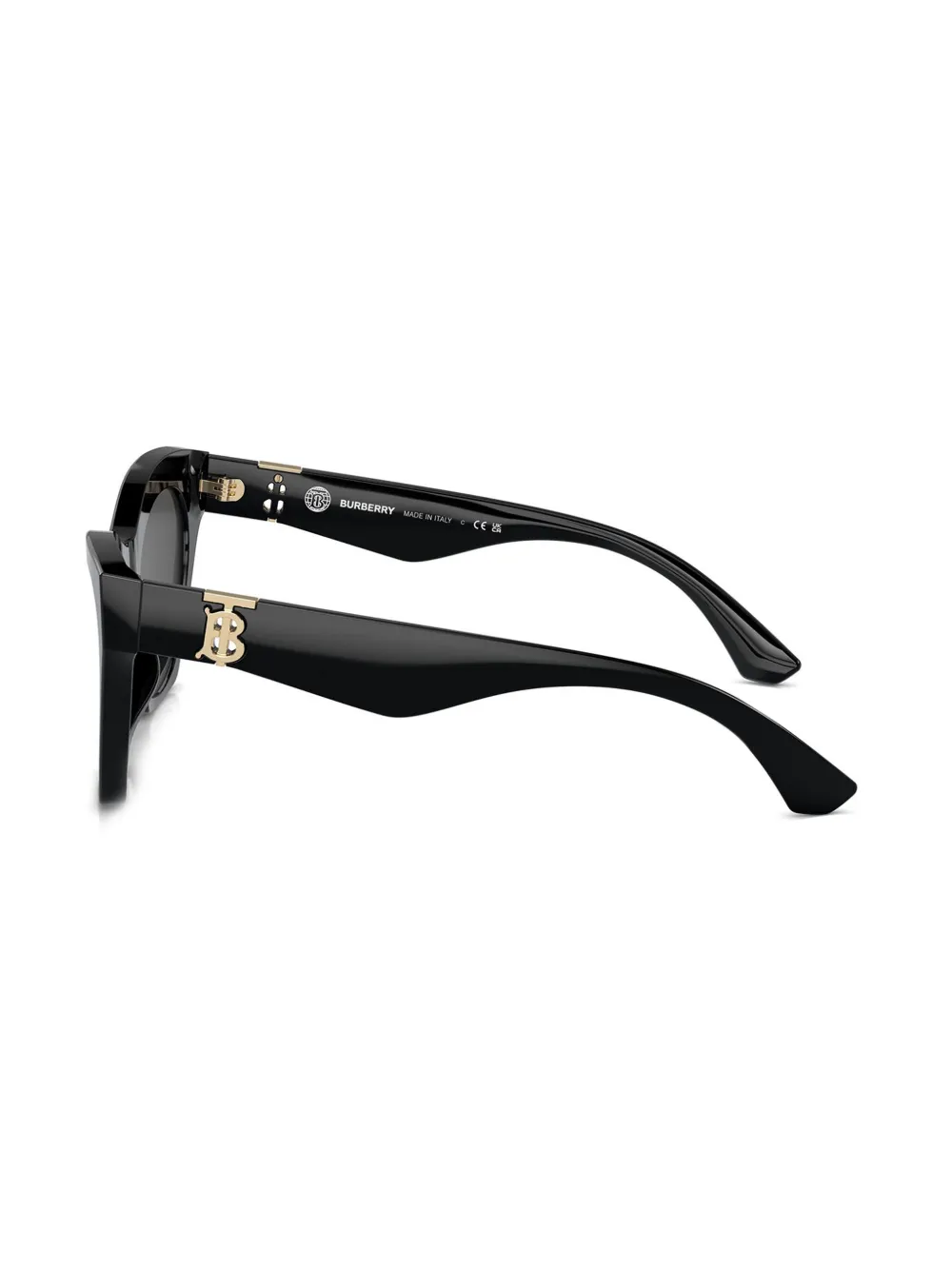 Burberry Eyewear Zonnebril met logoplakkaat Zwart