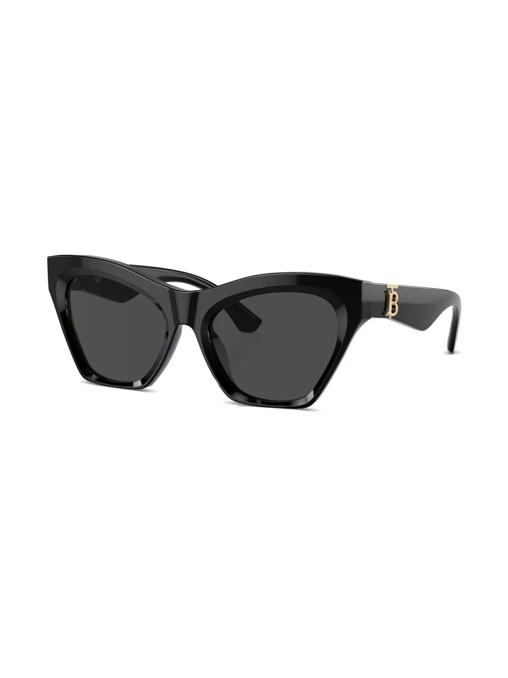Burberry Eyewear Zonnebril met logoplakkaat - Zwart