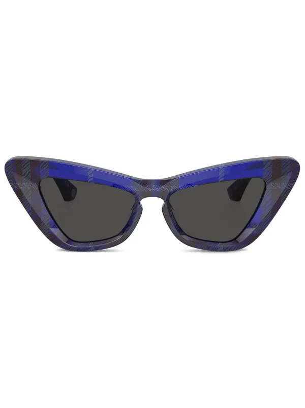 Burberry Blue Cat-Eye Sunglasses Burberry Women main image 4