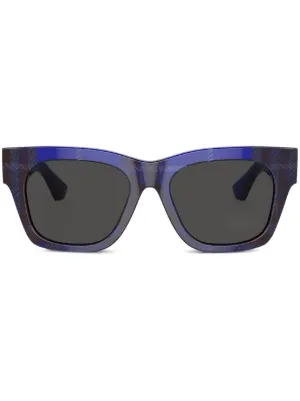Prada Eyewear ロゴ キャットアイ サングラス | ブルー | FARFETCH JP
