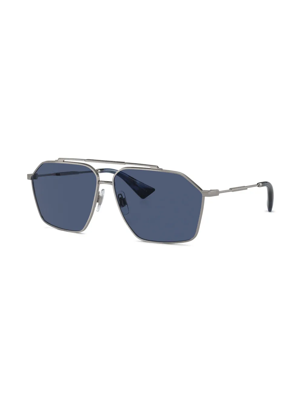 Dolce & Gabbana Eyewear Zonnebril met vierkant montuur - Zilver