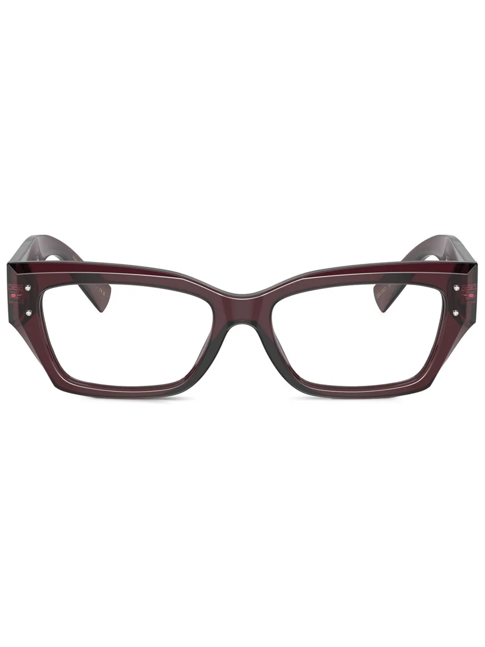 Dolce & Gabbana Eyewear rectangle-frame glasses | Purple | Image 1