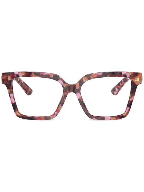 Dolce & Gabbana Eyewear armazón con placa del logo
