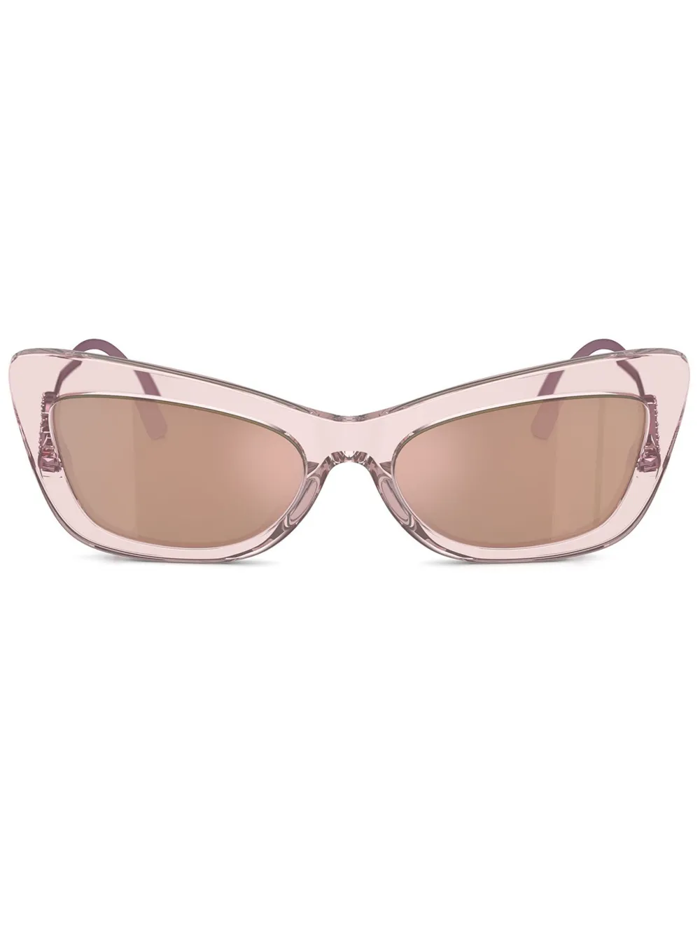 Dolce & Gabbana Eyewear Zonnebril met cat-eye montuur Roze
