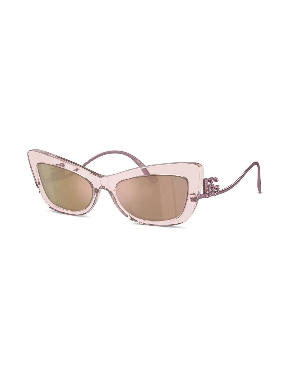 Dolce & Gabbana Eyewear Zonnebril met cat-eye montuur Roze