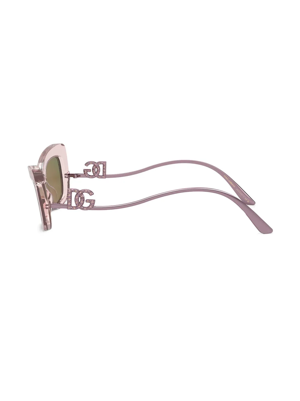 Dolce & Gabbana Eyewear Zonnebril met cat-eye montuur Roze
