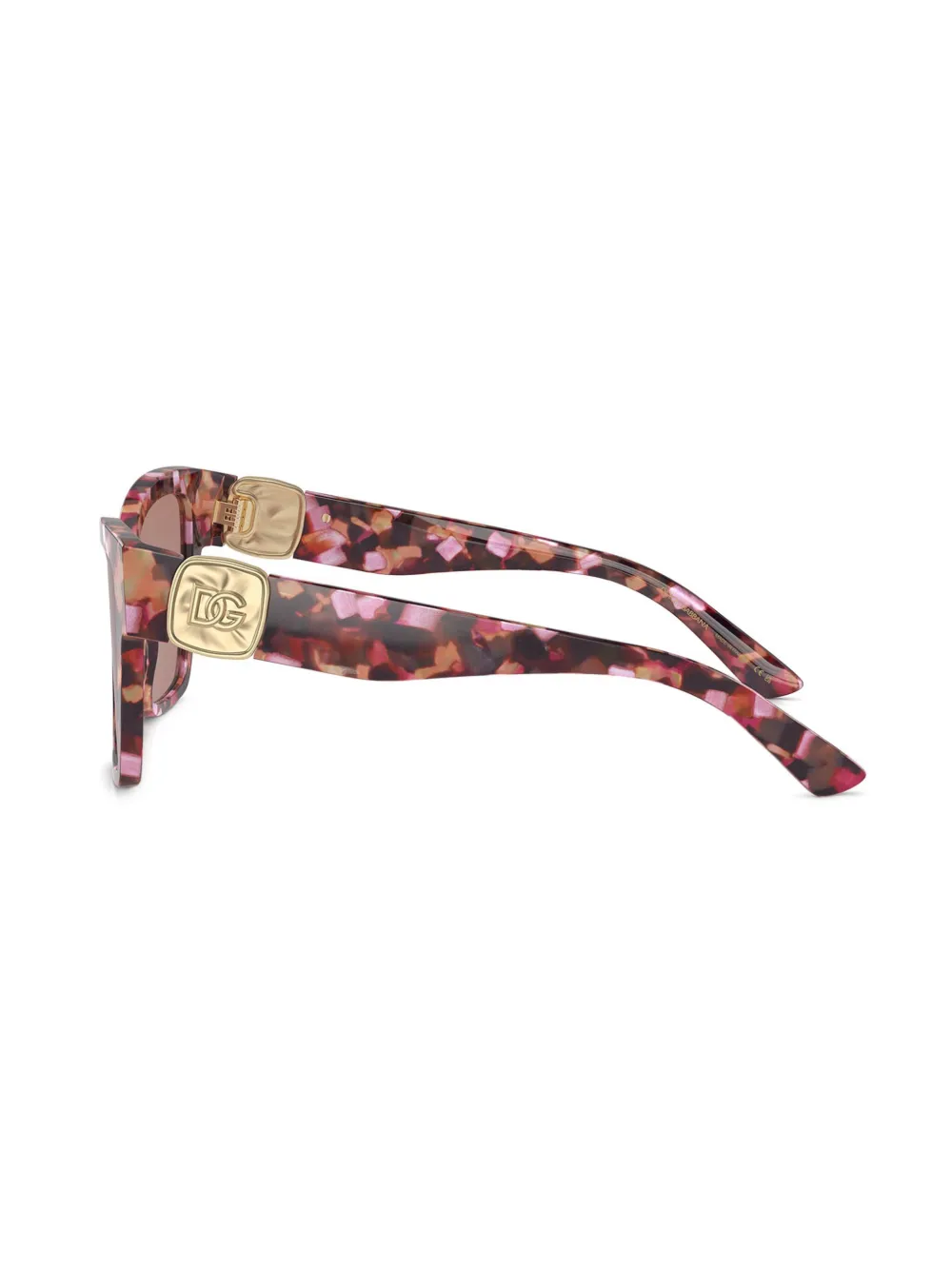Dolce & Gabbana Eyewear Zonnebril met vlinder montuur Roze