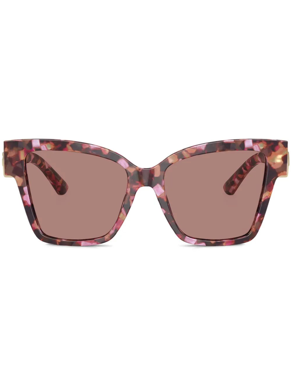 Dolce & Gabbana Eyewear Zonnebril met vlinder montuur Roze