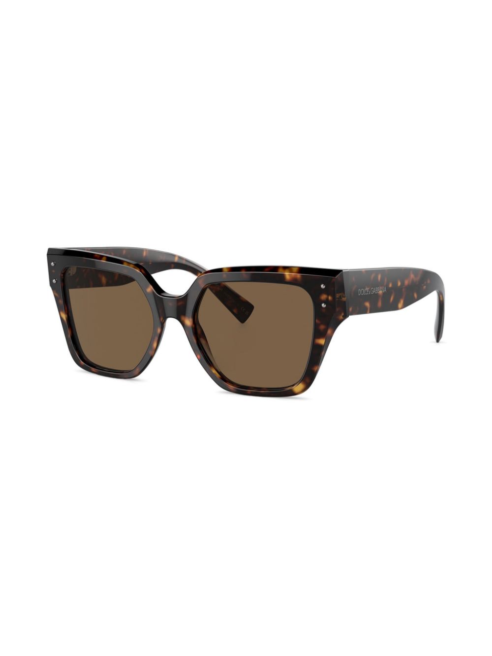 Dolce & Gabbana Eyewear Zonnebril met vierkant montuur - Bruin