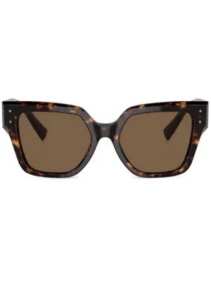 Dolce & Gabbana Eyewear トータスシェル サングラス | グリーン