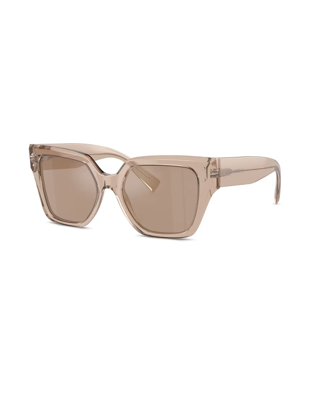 Dolce & Gabbana Eyewear Zonnebril met vierkant montuur - Bruin