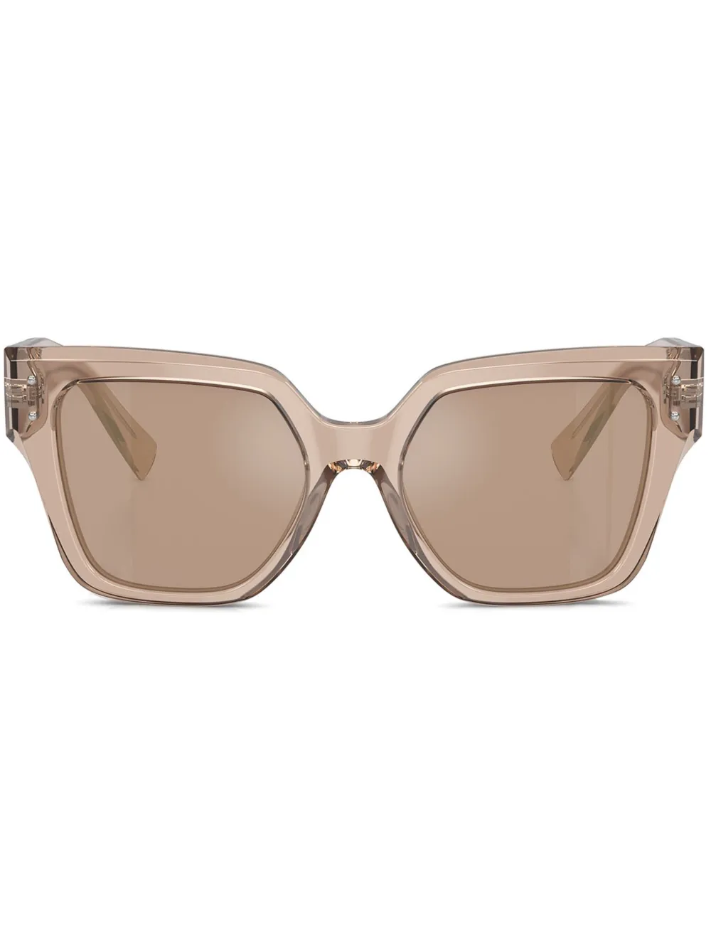 Dolce & Gabbana Eyewear Zonnebril met vierkant montuur Bruin