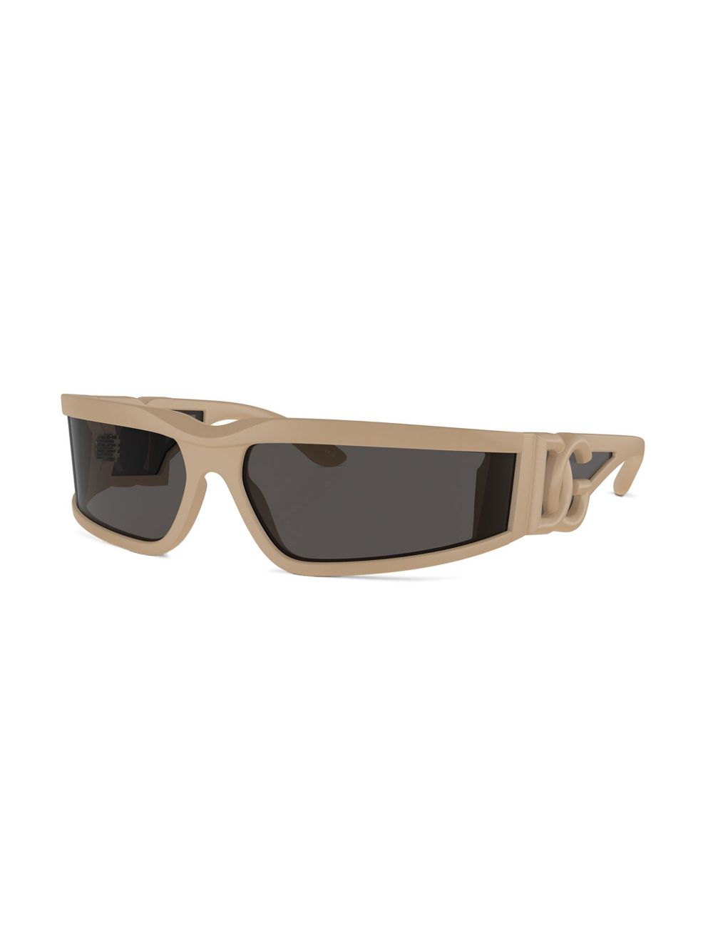 Dolce & Gabbana Eyewear Bril met rechthoekig montuur - Beige