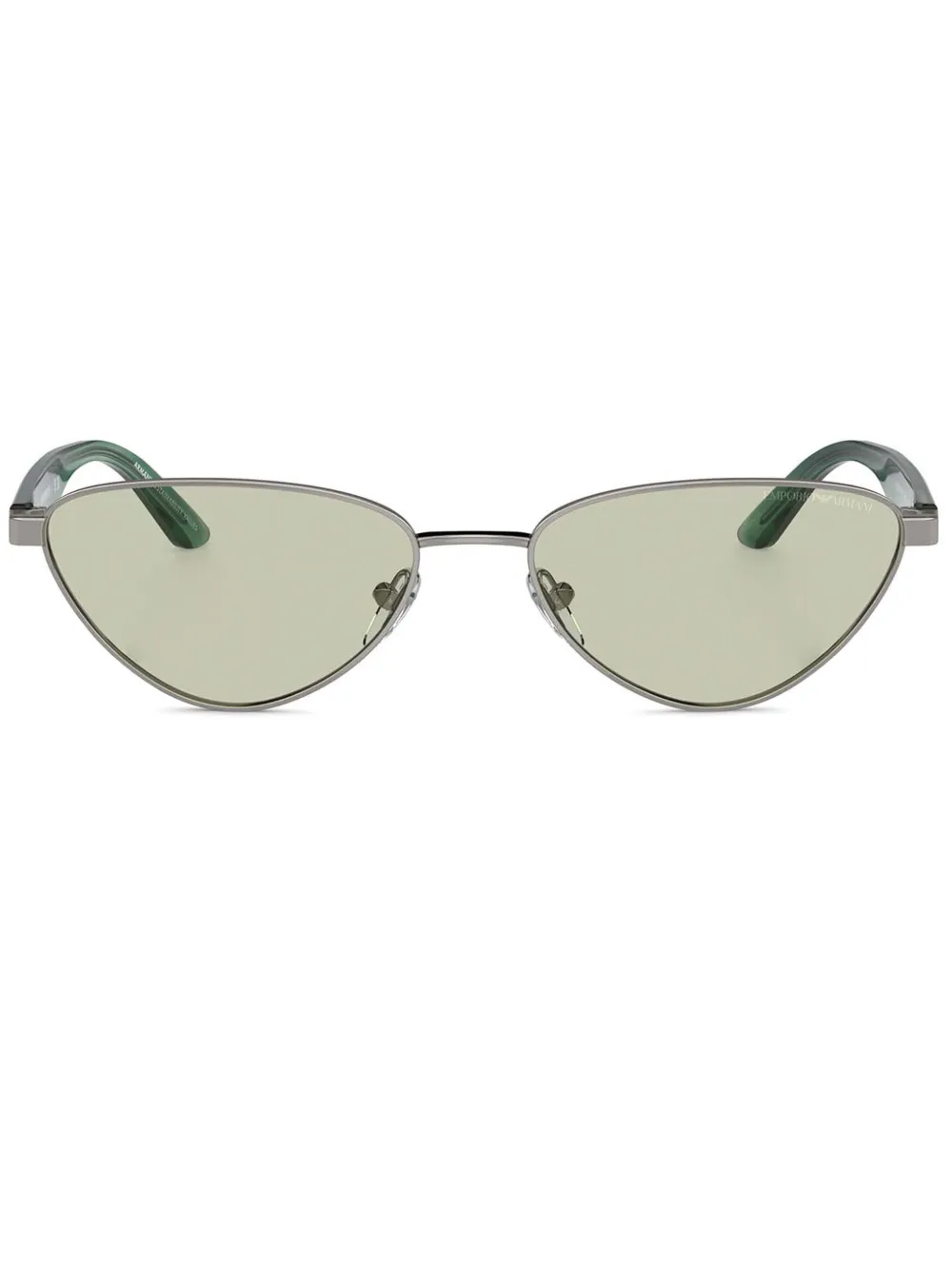 Emporio Armani Zonnebril met geometrisch montuur Grijs