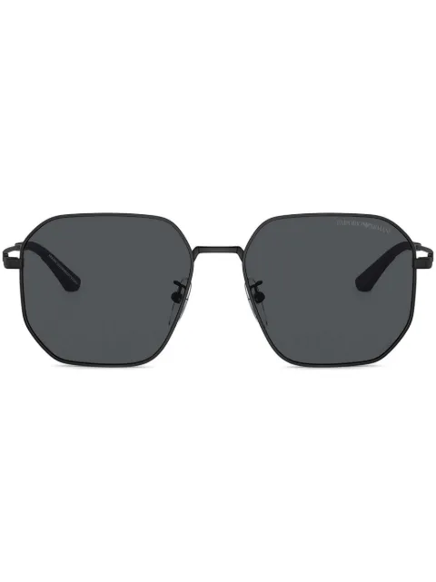 Emporio Armani geometric-frame sunglasses