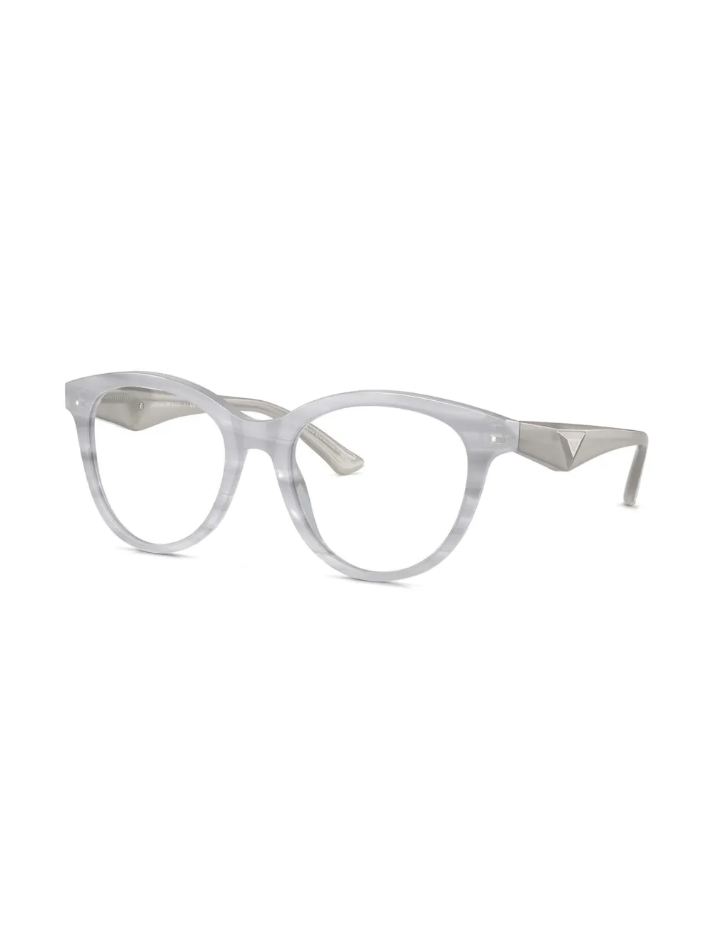 Emporio Armani Bril met rond montuur Grijs