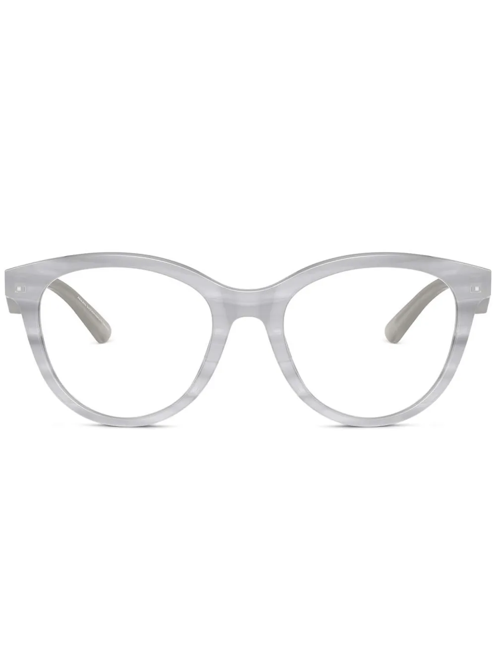 Emporio Armani Bril met rond montuur Grijs