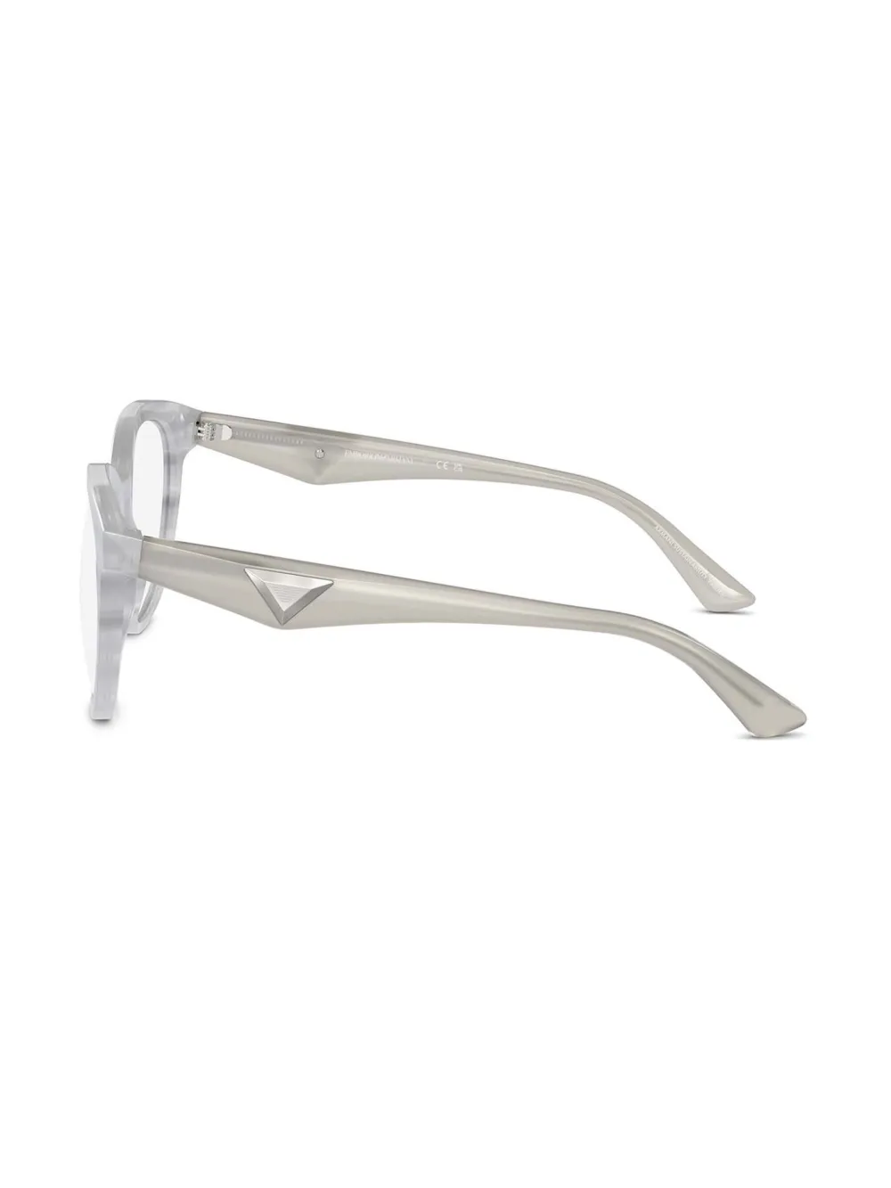 Emporio Armani Bril met rond montuur Grijs
