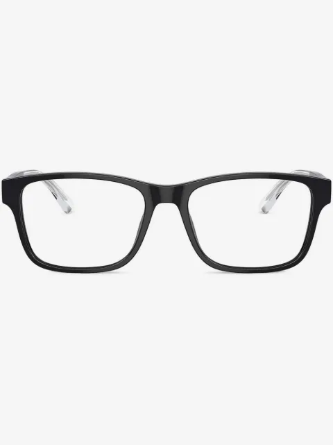 Emporio Armani rectangle frame glasses