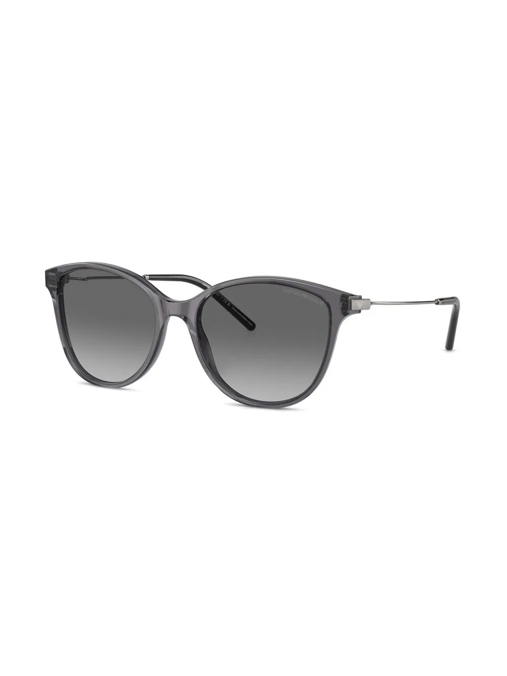Emporio Armani Zonnebril met cat-eye montuur - Zwart