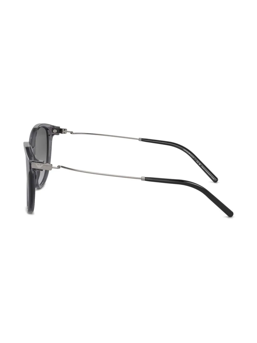 Emporio Armani Zonnebril met cat-eye montuur Zwart