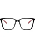 Emporio Armani square-frame glasses - Black