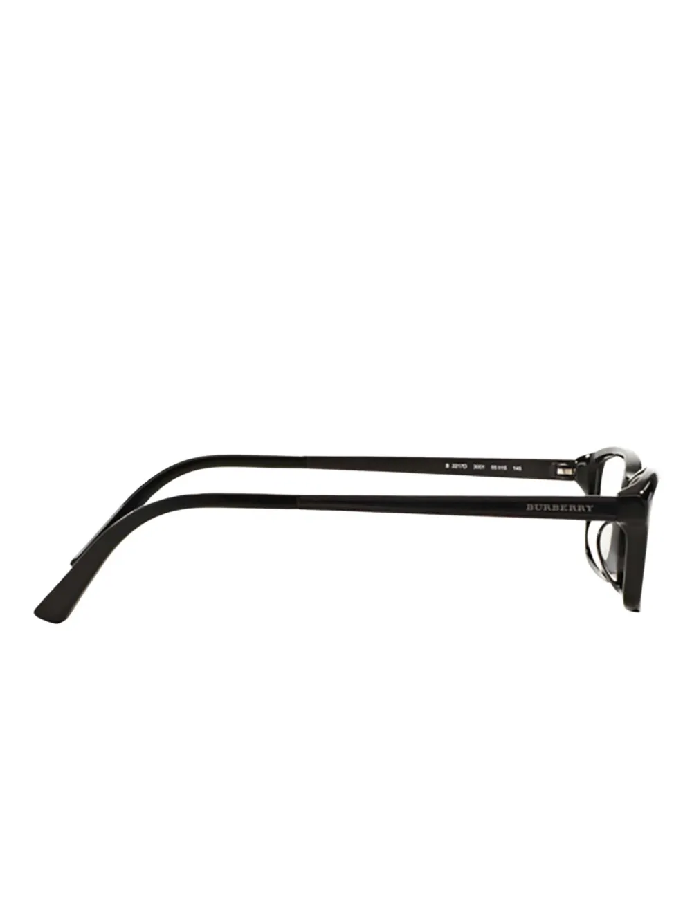 Burberry Eyewear Bril met rechthoekig montuur Zwart