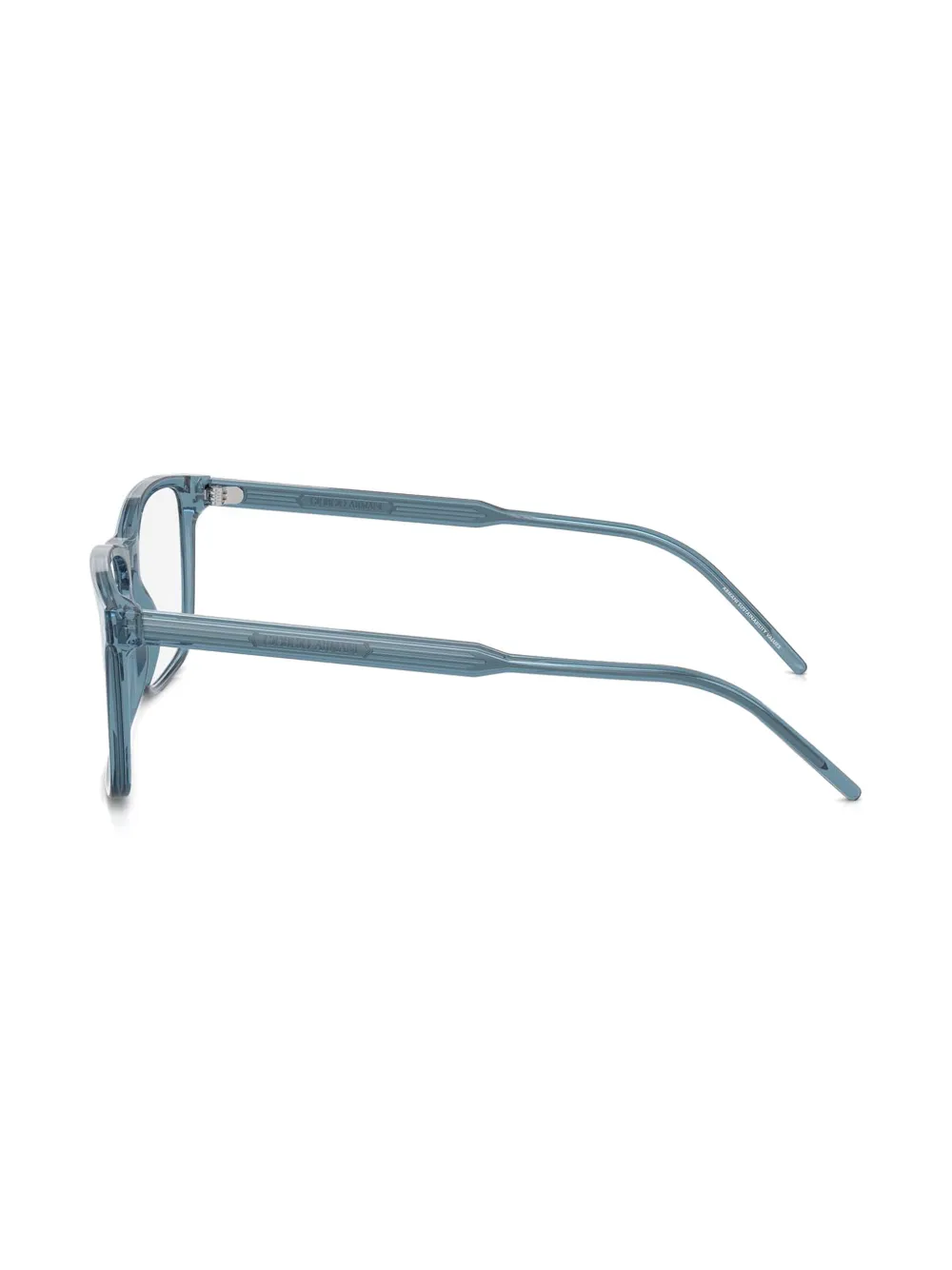 Giorgio Armani Bril met rechthoekig montuur Blauw