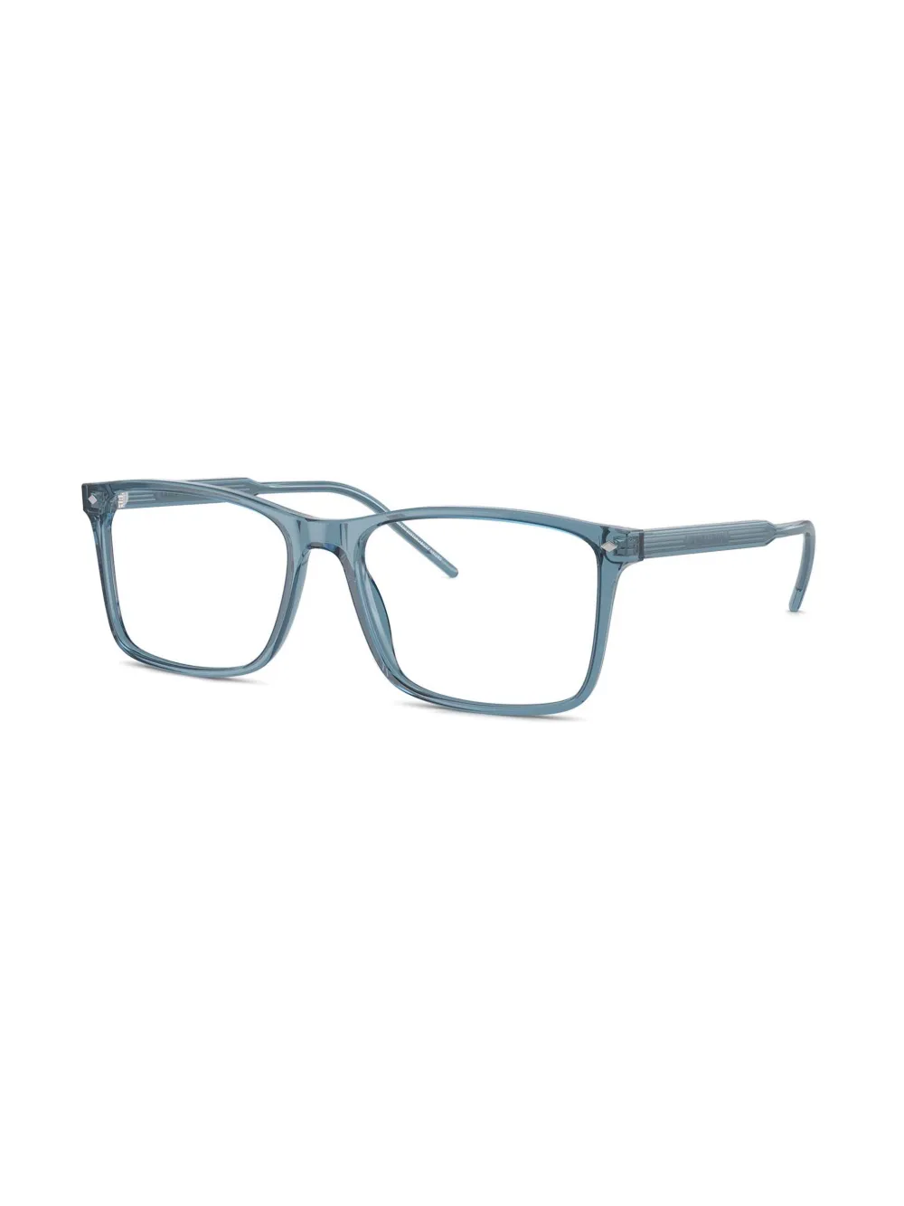Giorgio Armani Bril met rechthoekig montuur Blauw