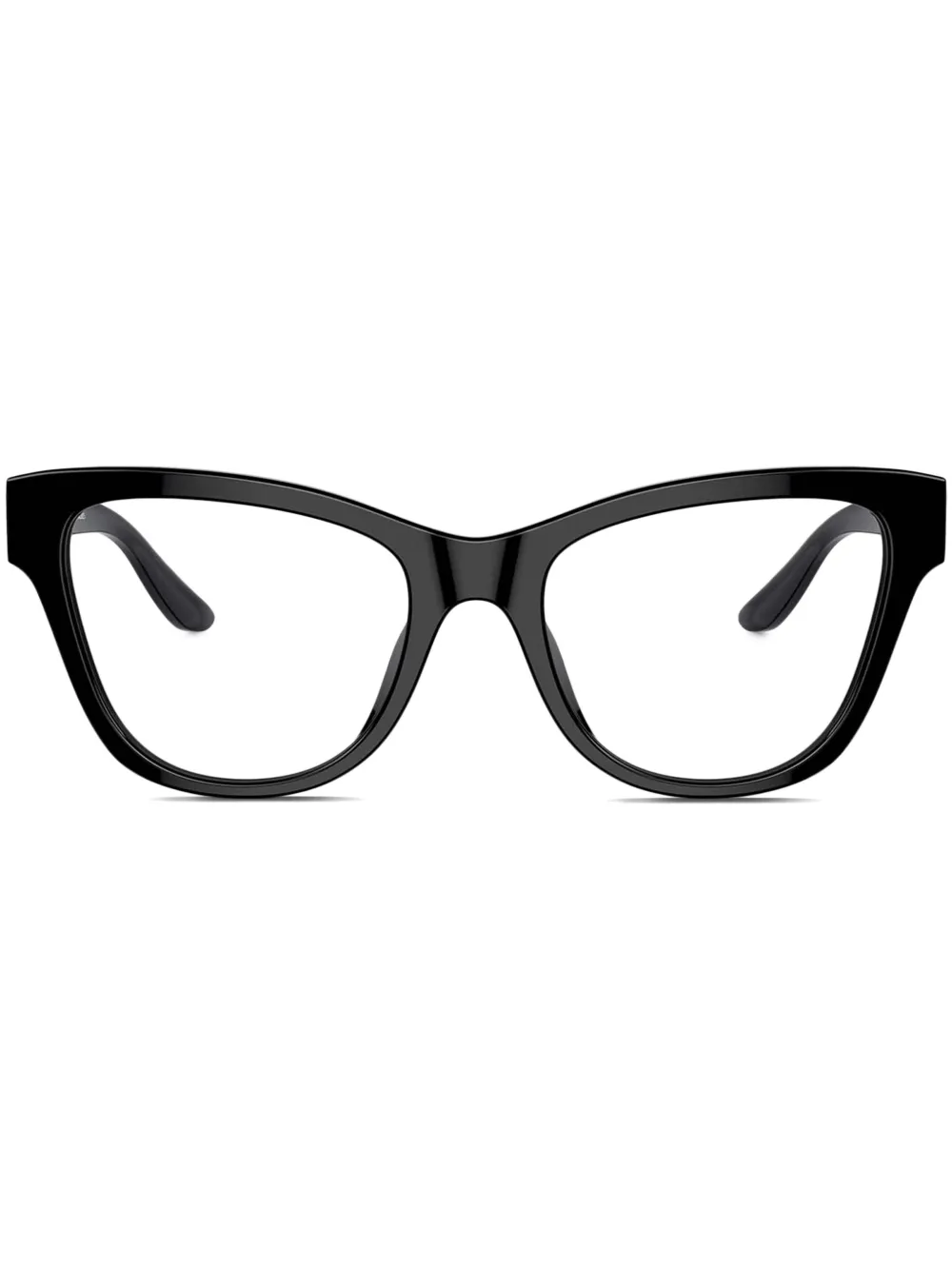 Giorgio Armani Occhiali cat-eye con cristalli - Nero
