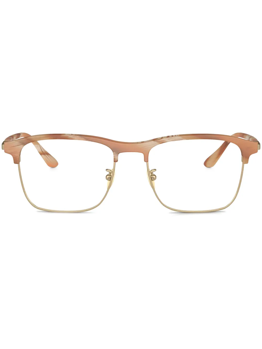 Giorgio Armani square-frame glasses | Orange | Image 1