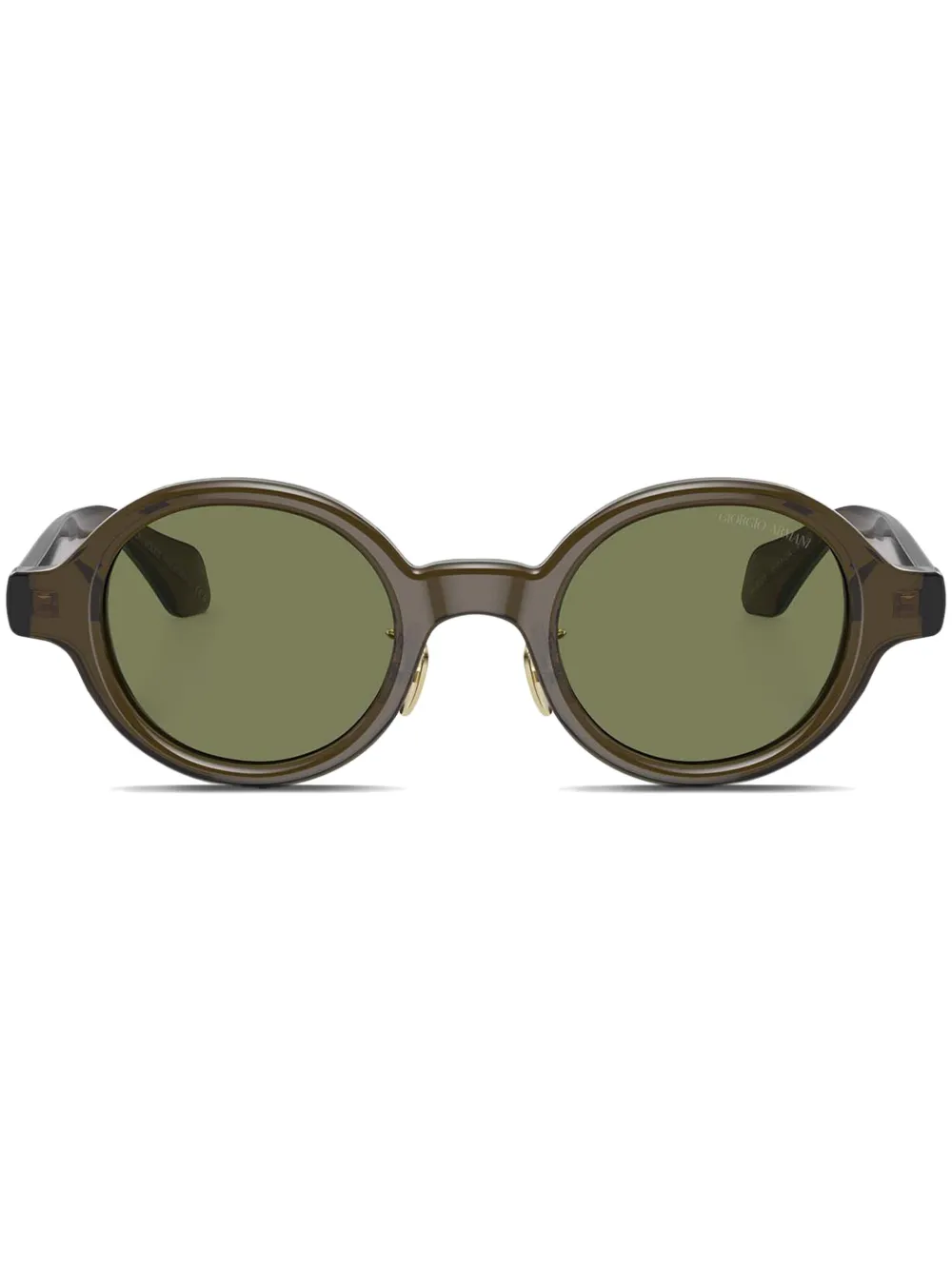 Giorgio Armani round-frame sunglasses | Green | Image 1