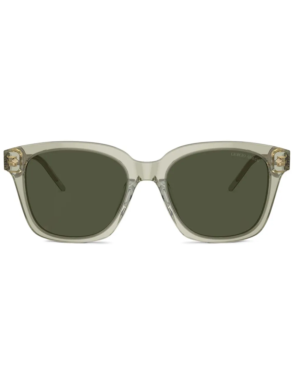 Giorgio Armani Occhiali da sole geometrici - Verde