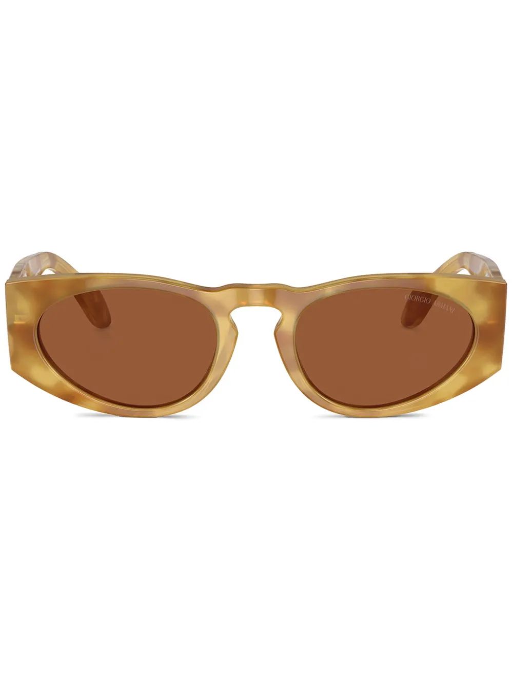 Giorgio Armani lentes de sol con armazón geométrica | amarillo | Image 1