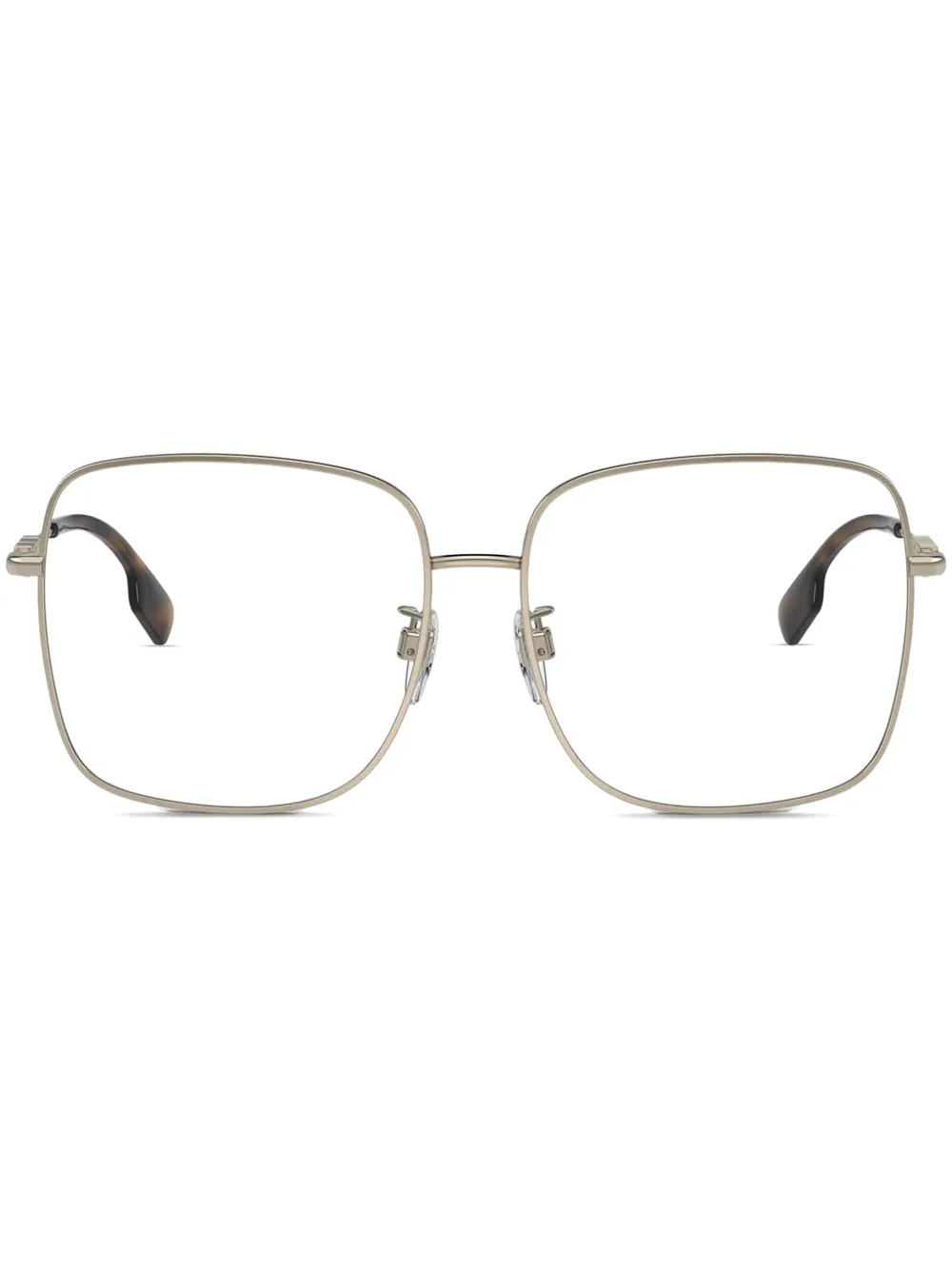 Burberry Eyewear oversize-frame glasses | Gold | Image 1