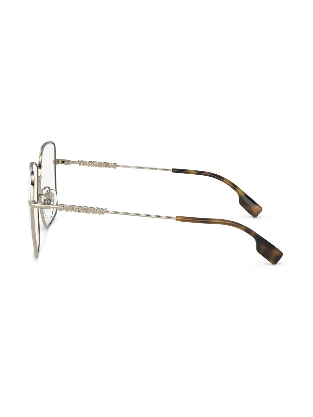 Burberry Eyewear Oversize-frame Glasses In Gold