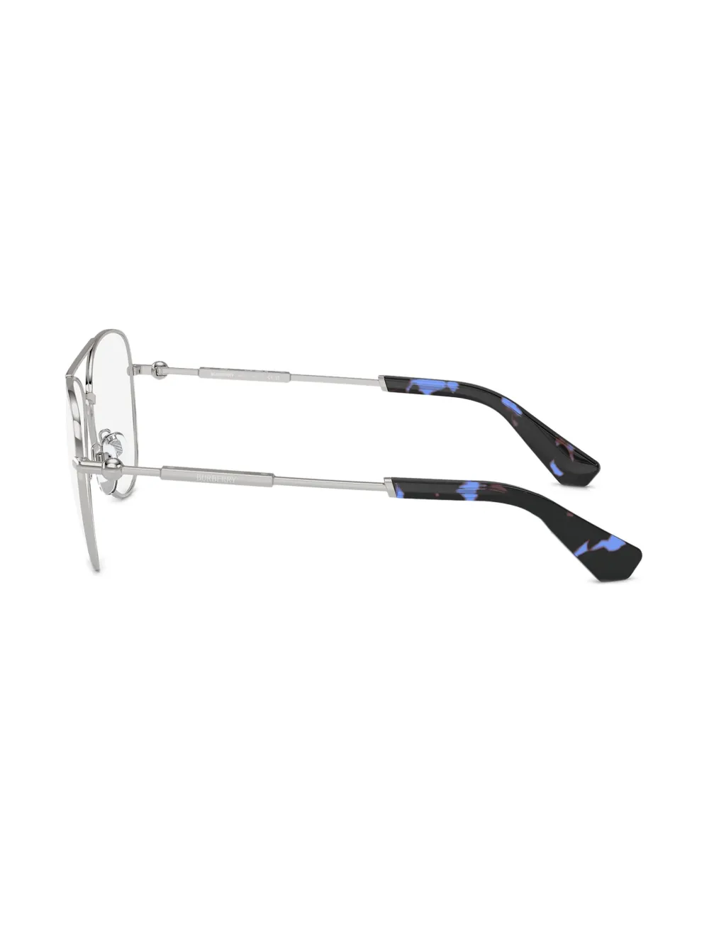 Burberry Eyewear Pilot-frame Glasses In Transparent