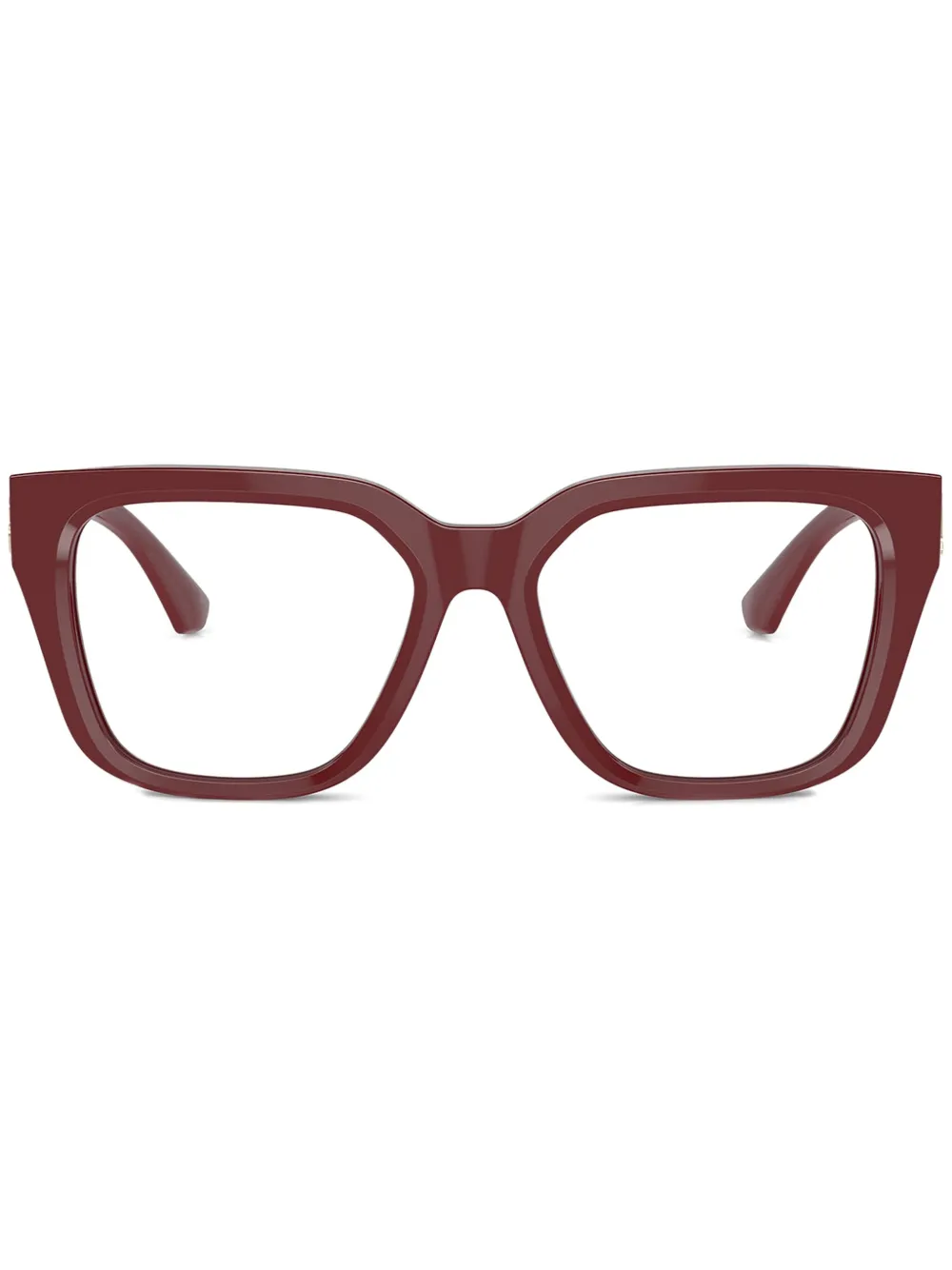 Burberry Eyewear logo-plaque square-frame glasses | Red | Image 1