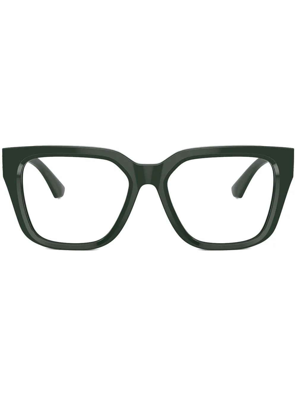 Burberry Eyewear Occhiali squadrati con placca logo - Verde