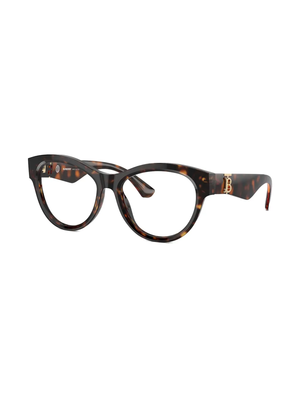 Burberry Eyewear Round-frame Glasses In Brown