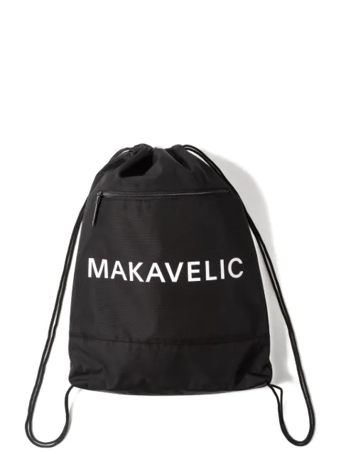 Makavelic bolsa con cordones y logo estampado