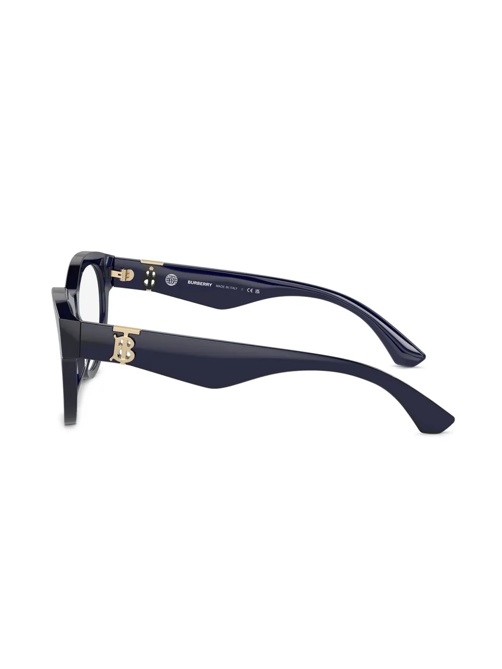 Burberry Eyewear Round-frame Glasses In Blue